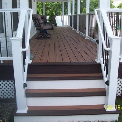 Rear covered Porch in Burlington - Picture 1160 | Decks.com