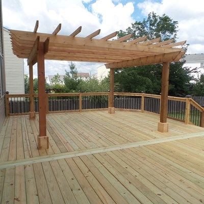 Cedar Deck & Pergola - Picture 3638 | Decks.com