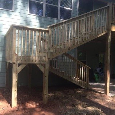 Stairway with Triple Treads - Picture 4048 | Decks.com