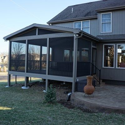 Gable Roof Screened Porch - Picture 5179 | Decks.com