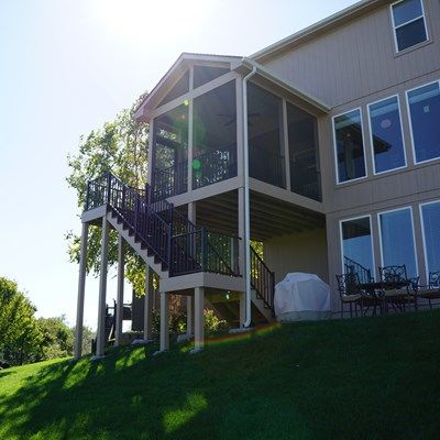 Gable Roof Screened Porch - Picture 5192 | Decks.com