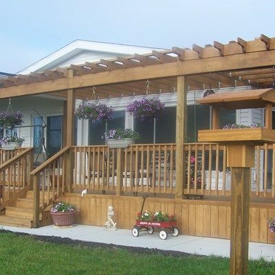 Pergola and deck - Picture 6476 | Decks.com