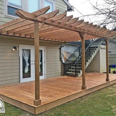 Ground Level Deck & Pergola - Picture 7061 | Decks.com