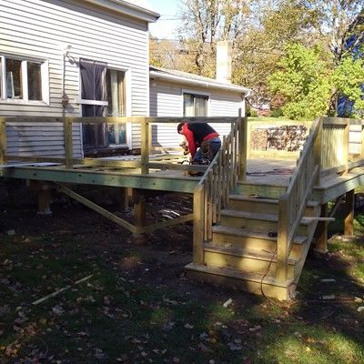 New Pressure Treated Deck - Picture 7692 | Decks.com