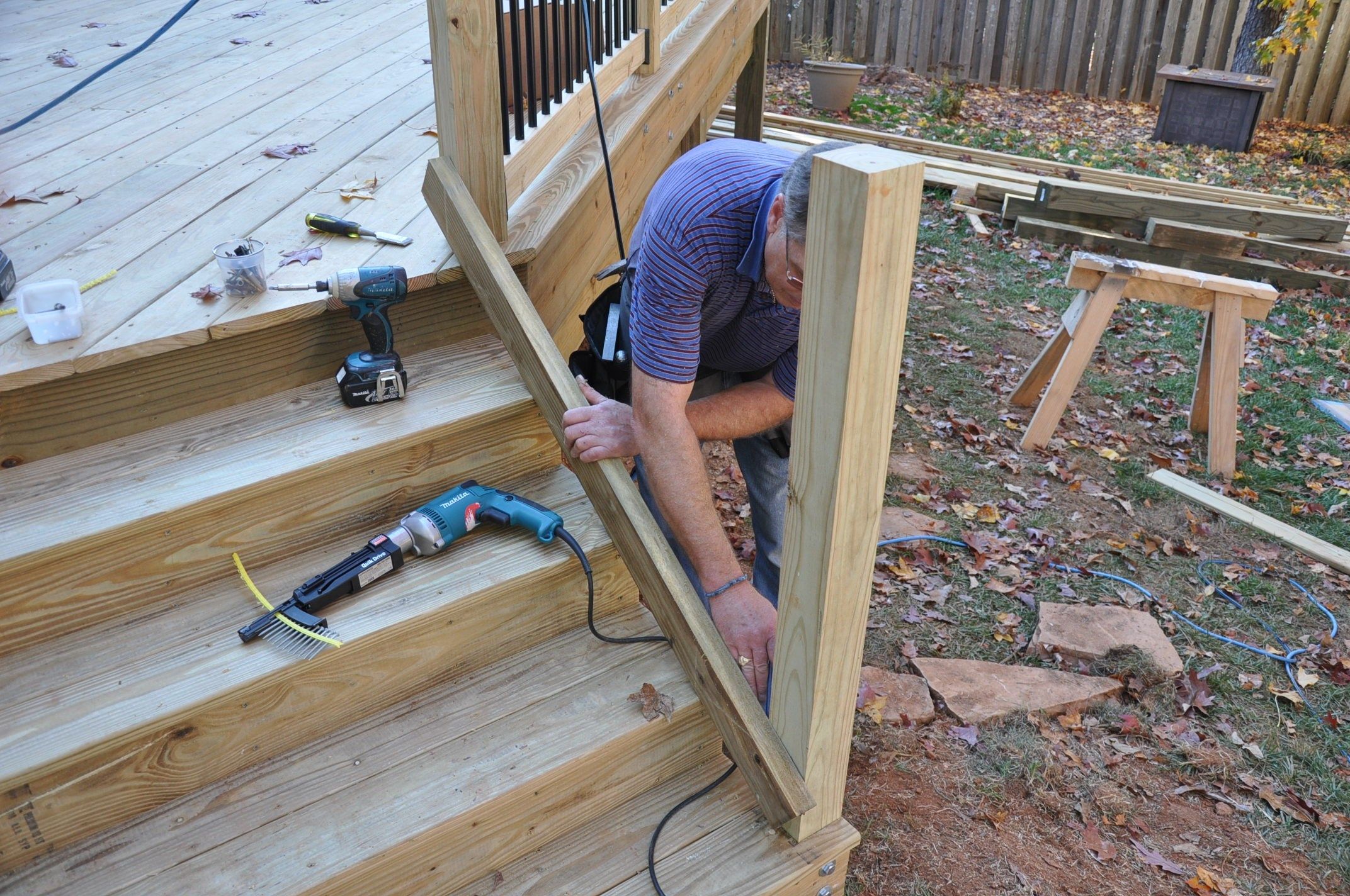 How To Install Deck Stair Railings Decks