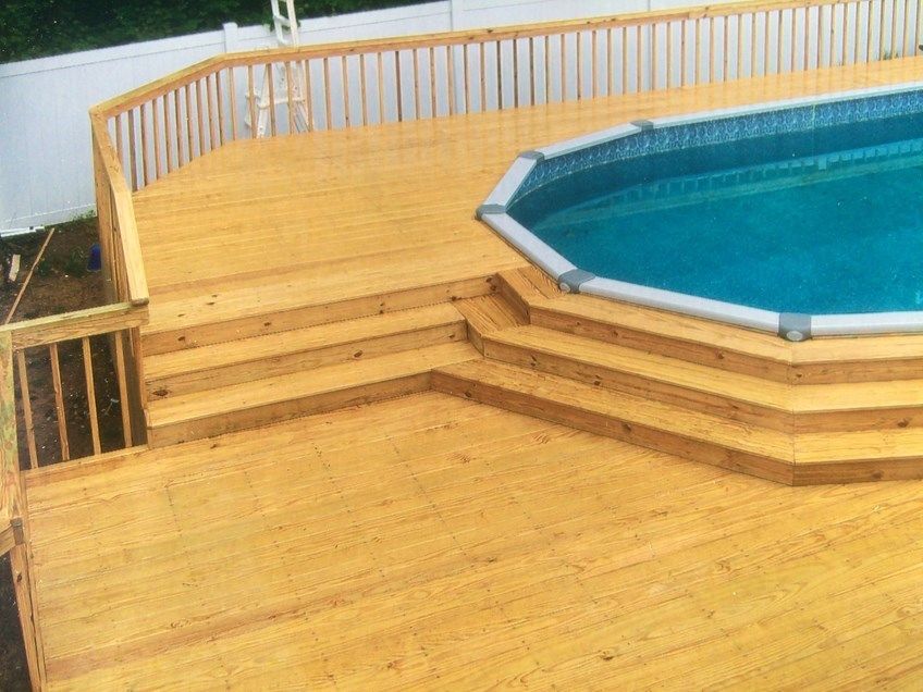 Latest Do It Yourself Above Ground Swimming Pool Decks Plans 
