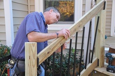 How to Install Deck Stair Railings | Decks.com