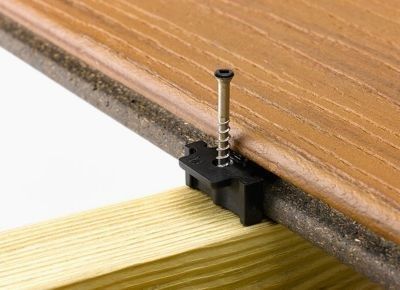 trex hidden fasteners installation board end