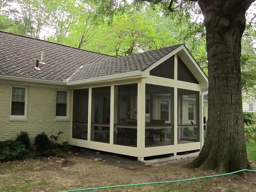 Decks.com. Gable Roof Porch 8 - Picture 5256